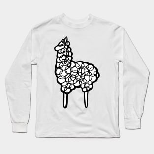 Llama scribbler Long Sleeve T-Shirt